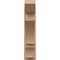 Ekena Millwork 8-in W x 24-in D x 36-in H Balboa Slat Rough Cedar Woodgrain TimberThane Outlooker, Primed Tan OUTUR080X24X36BOA24RCPR - alternate 2